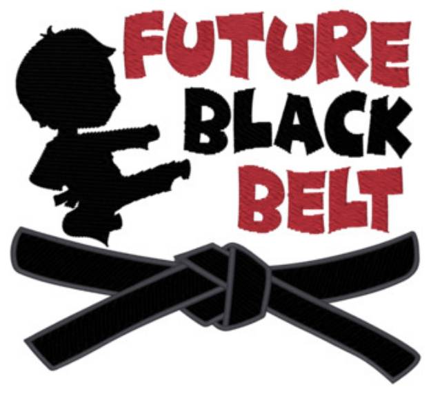 Picture of Future Black Belt Machine Embroidery Design