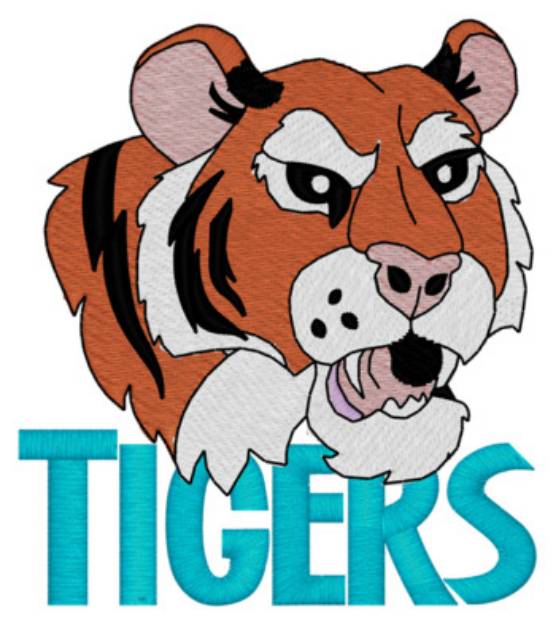 Picture of Sm. Tiger Machine Embroidery Design