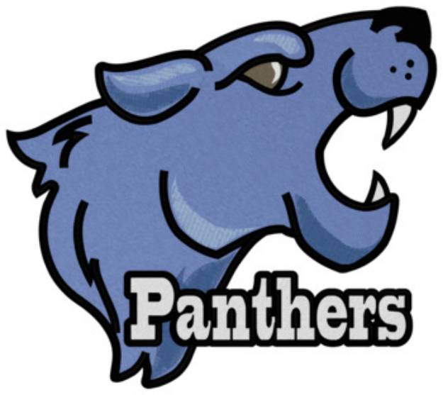 Picture of Panthers Machine Embroidery Design