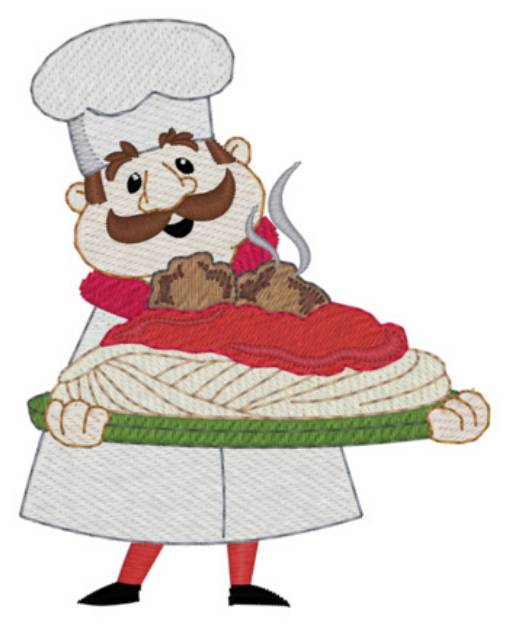 Picture of Chef Lc Machine Embroidery Design