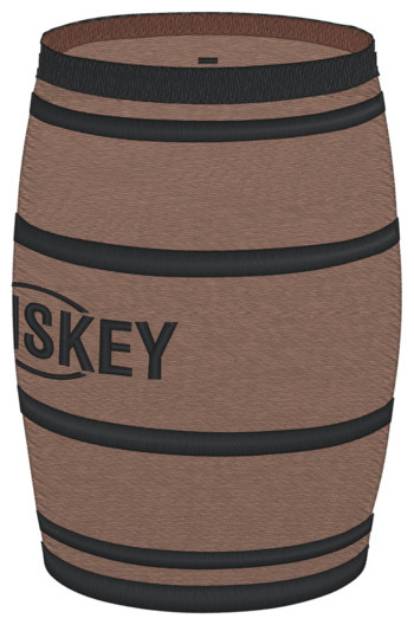 Picture of Whiskey Barrel Machine Embroidery Design