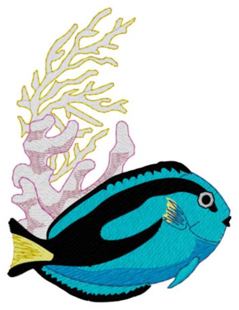 Picture of Tropical Fish Machine Embroidery Design