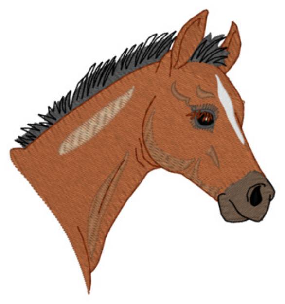 Picture of Foal Machine Embroidery Design