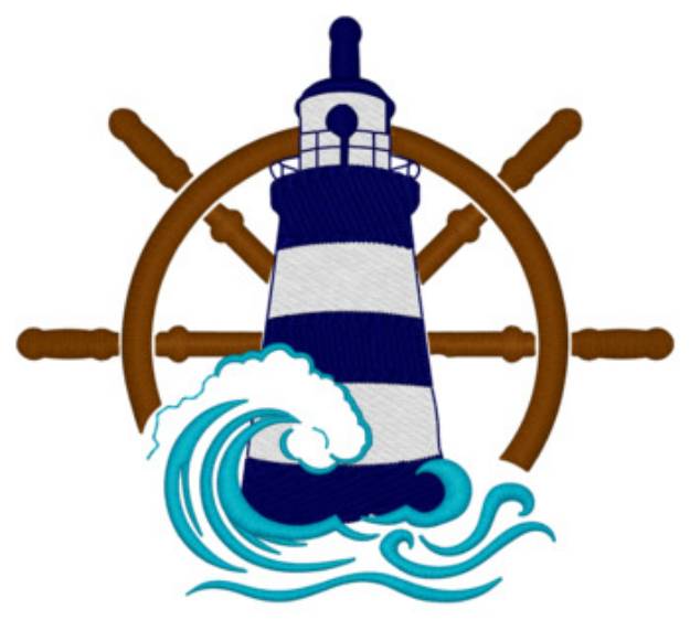 Picture of Lighthouse Machine Embroidery Design