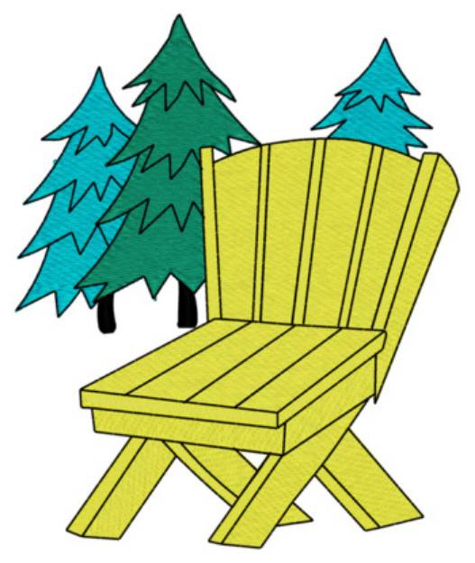 Picture of Camping Chair Machine Embroidery Design