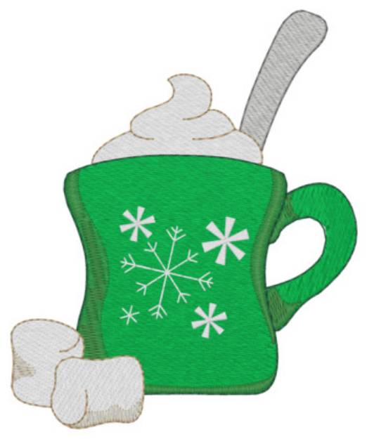 Picture of Holiday Cocoa Machine Embroidery Design