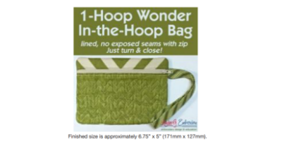 SEW SIMPLE IN-THE-HOOP ZIPPERED BAGS