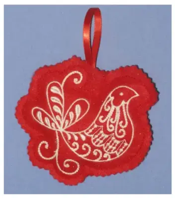 Fanciful Bird Ornament