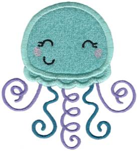 Picture of SeaCreaturesThreeApplique2 Machine Embroidery Design