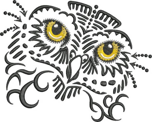 Picture of Art Deco Owl Machine Embroidery Design