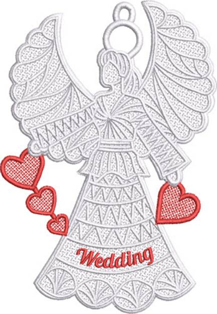 Picture of Wedding  FSL Angel Machine Embroidery Design