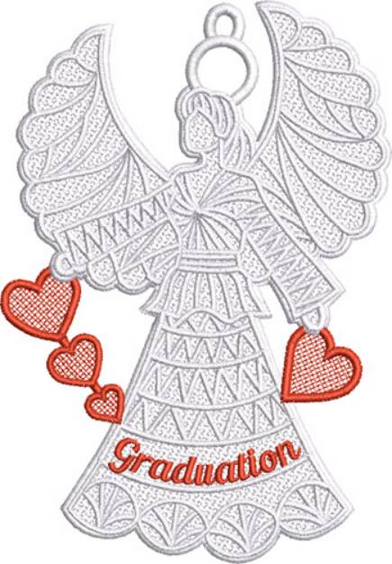 Picture of Graduation  FSL Angel Machine Embroidery Design