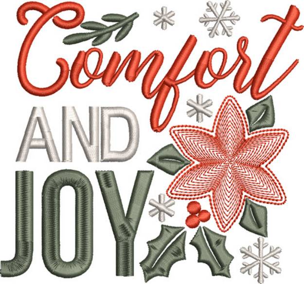 Picture of Comfort and Joy Machine Embroidery Design