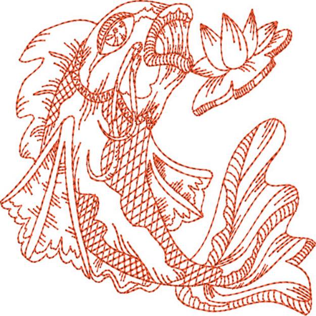 Picture of Koi Fish Machine Embroidery Design