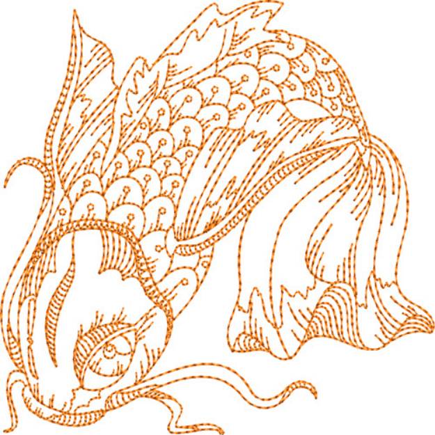 Picture of Koi Fish Machine Embroidery Design