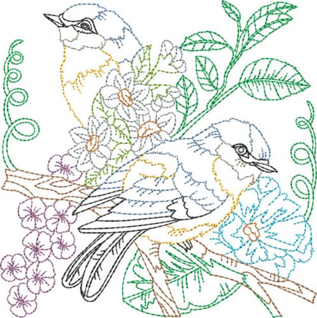 Picture of Tanager Machine Embroidery Design