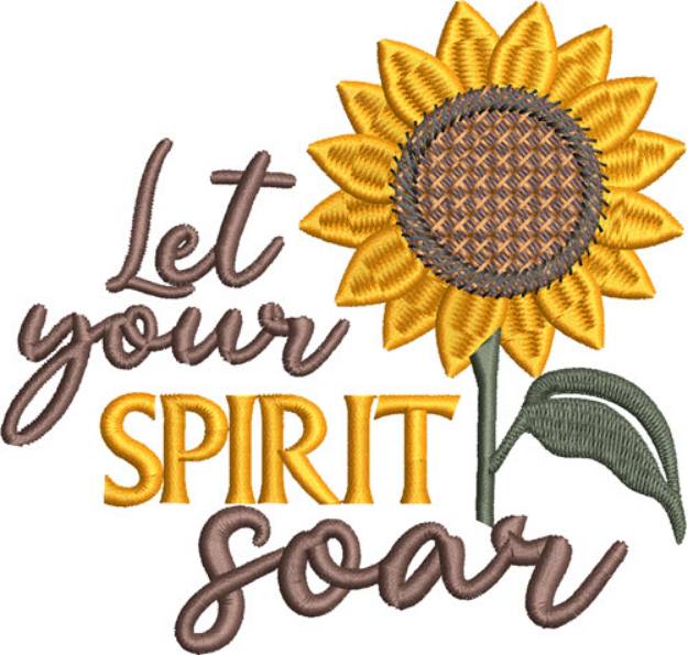 Picture of Let Your Spirit Soar Machine Embroidery Design