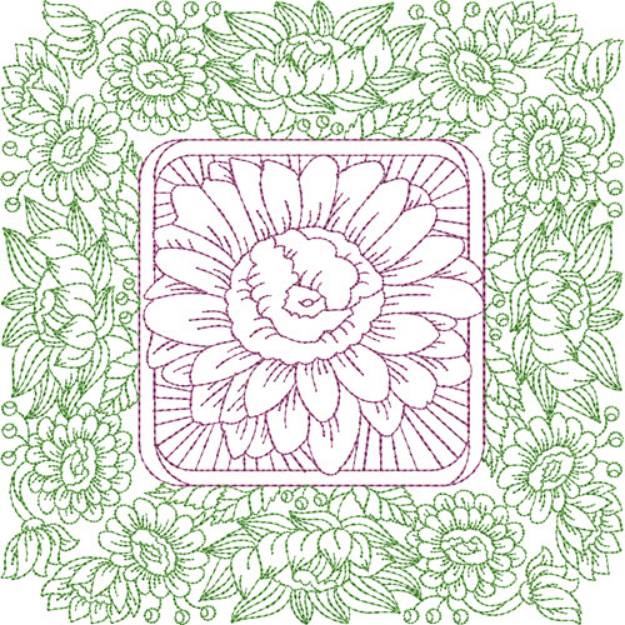 Picture of Spring Flowers Machine Embroidery Design