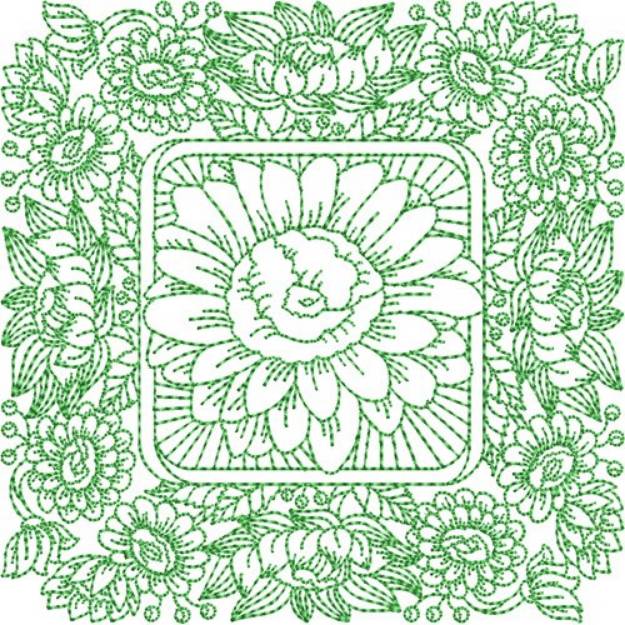 Picture of Spring Flowers Machine Embroidery Design