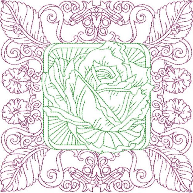 Picture of Spring Flowers Machine Embroidery Design