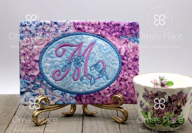 Picture of Oma monogram mr2 Embroidery Project Pack