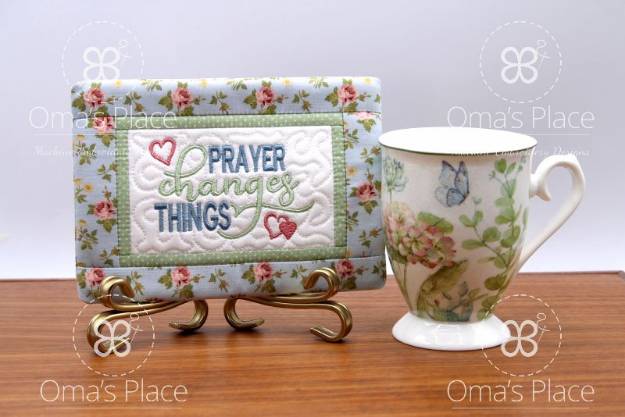 Picture of Oma prayer changes mr Embroidery Project Pack