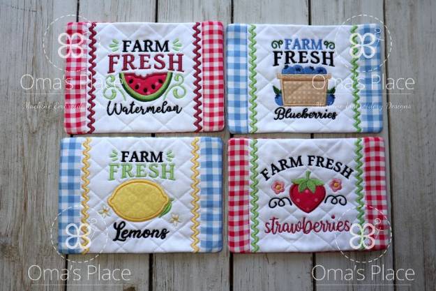 Picture of Om farmfresh mr set Embroidery Project Pack