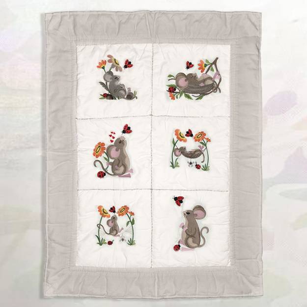 Picture of Have A Mice Day Embroidery Project Pack