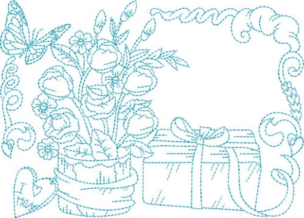 Picture of Tea Pots Machine Embroidery Design