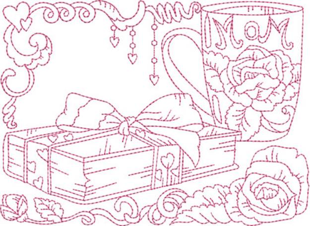 Picture of Tea Pots Machine Embroidery Design