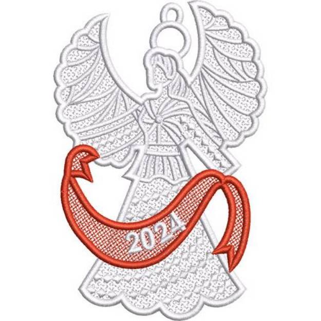 Picture of Big Banner 2024  FSL Angel Machine Embroidery Design