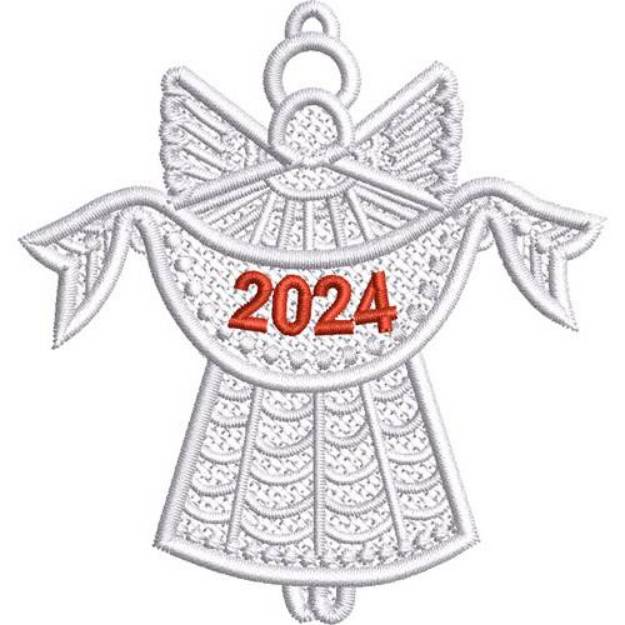 Picture of Smaller 2024  FSL Angel Machine Embroidery Design