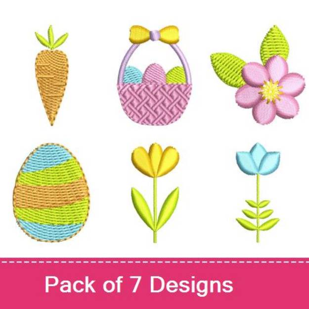 Picture of Mini Spring Designs Embroidery Design Pack