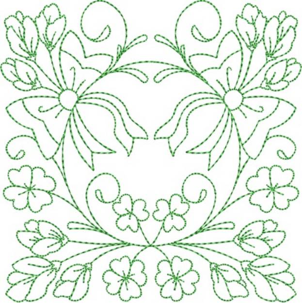 Picture of 
Circle of Life St. Patrick Quilt Block Machine Embroidery Design