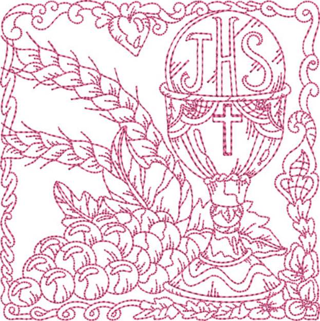 Picture of Religious Quilt Blocks Machine Embroidery Design