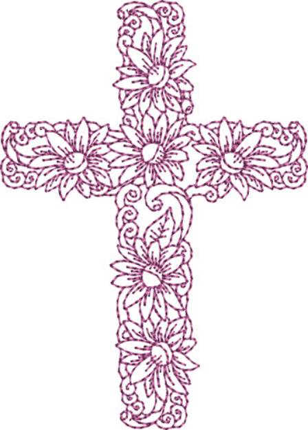 Picture of Decorated Crosses Machine Embroidery Design