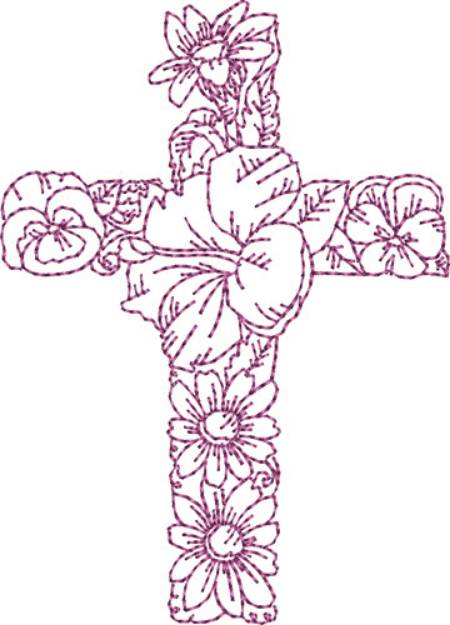 Picture of Decorated Crosses Machine Embroidery Design