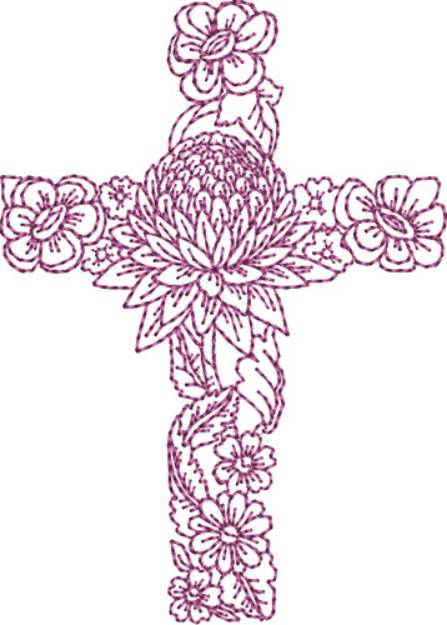 Picture of Decorated Crosses Machine Embroidery Design