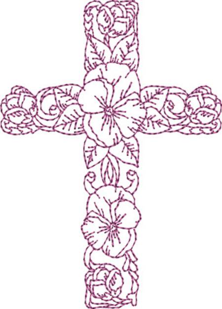 Picture of Decorated Crosses Machine Embroidery Design