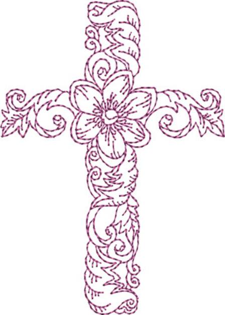 Picture of Decorated Crosses Machine Embroidery Design