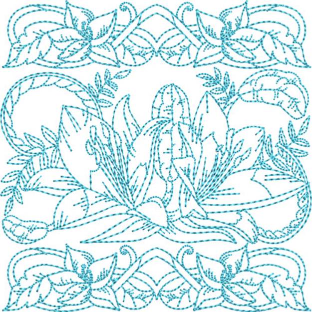 Picture of Lilly Quilt Blocks Machine Embroidery Design