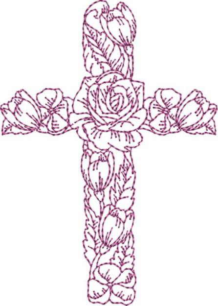 Picture of Decorated Crosses Machine Embroidery Design