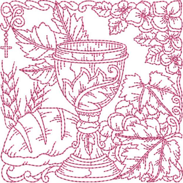 Picture of Religious Quilt Blocks Machine Embroidery Design