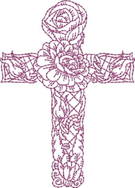 Picture of Decorated Crosses Machine Embroidery Design