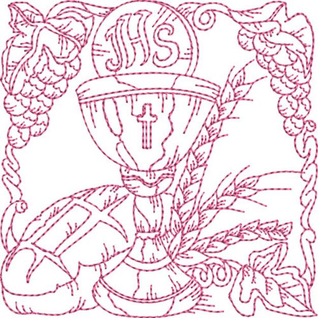 Picture of Religious Quilt Blocks Machine Embroidery Design