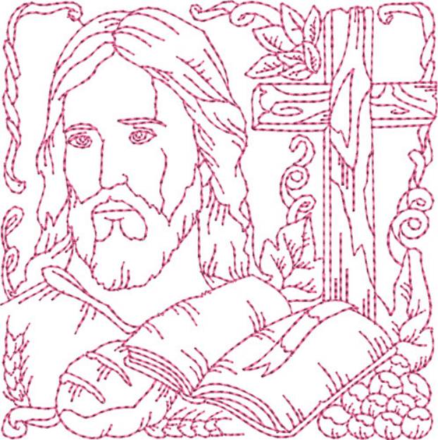 Picture of Religious Quilt Blocks Machine Embroidery Design