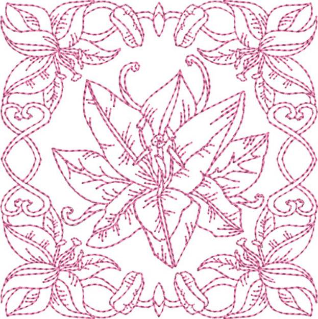 Picture of Lilly Quilt Blocks Machine Embroidery Design