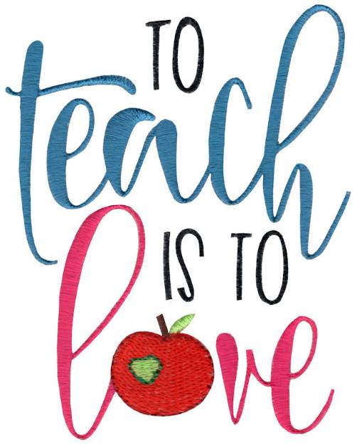 Picture of TeacherSayingsToo9 Machine Embroidery Design