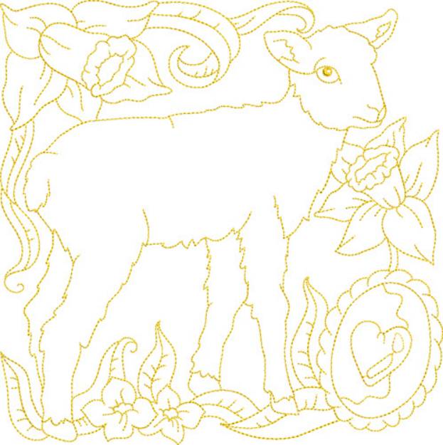 Picture of Easter Quilt Blocks Machine Embroidery Design