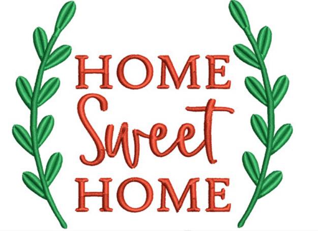 Picture of Home Sweet Home Machine Embroidery Design